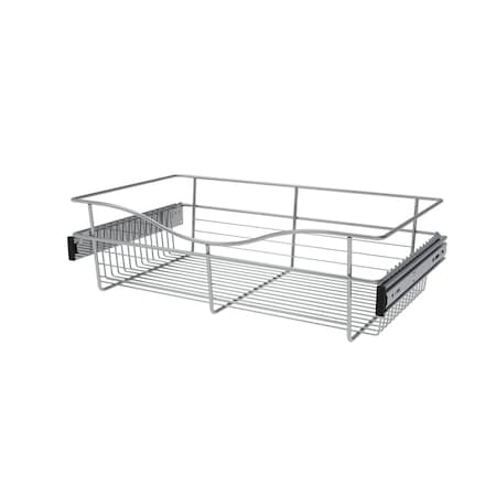 Rev-A-Shelf 24 W Closet Basket for Custom Closet Systems CB-241407CR-1